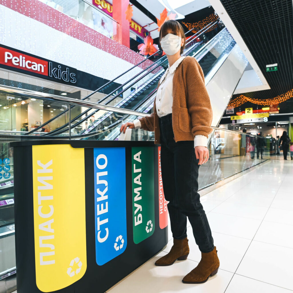 ТРЦ «Мармелад» использует технологию раздельного сбора отходов